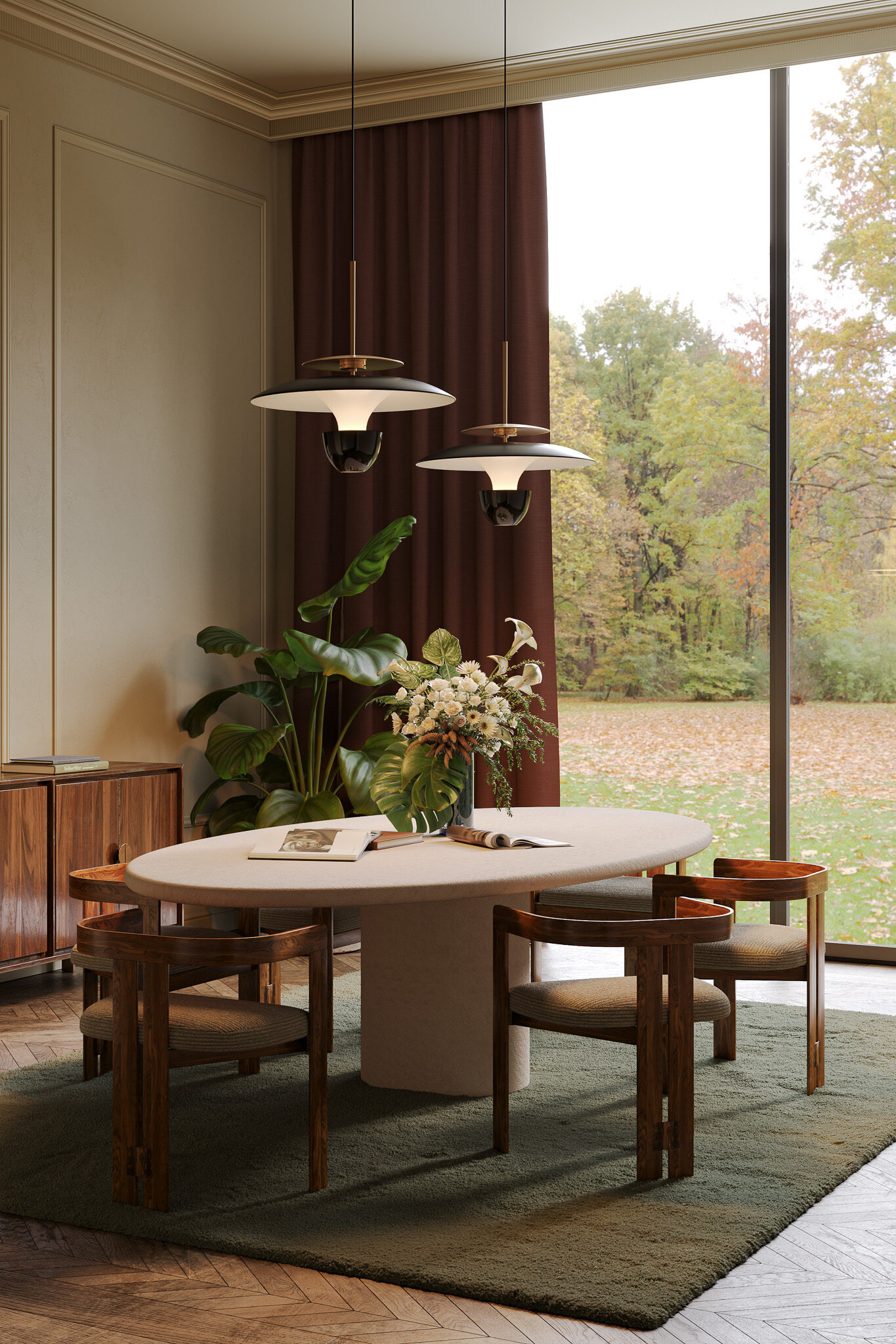DINING OVAL OOL 280